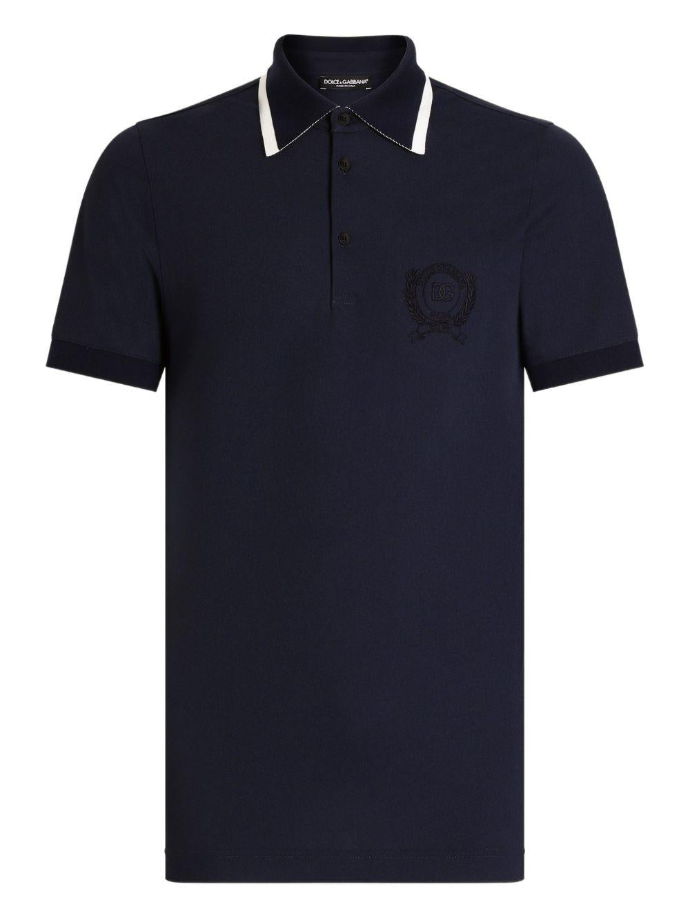 embroidered-logo polo shirt G8SW8Z HU7WZB0665 DOLCE & GABBANA
