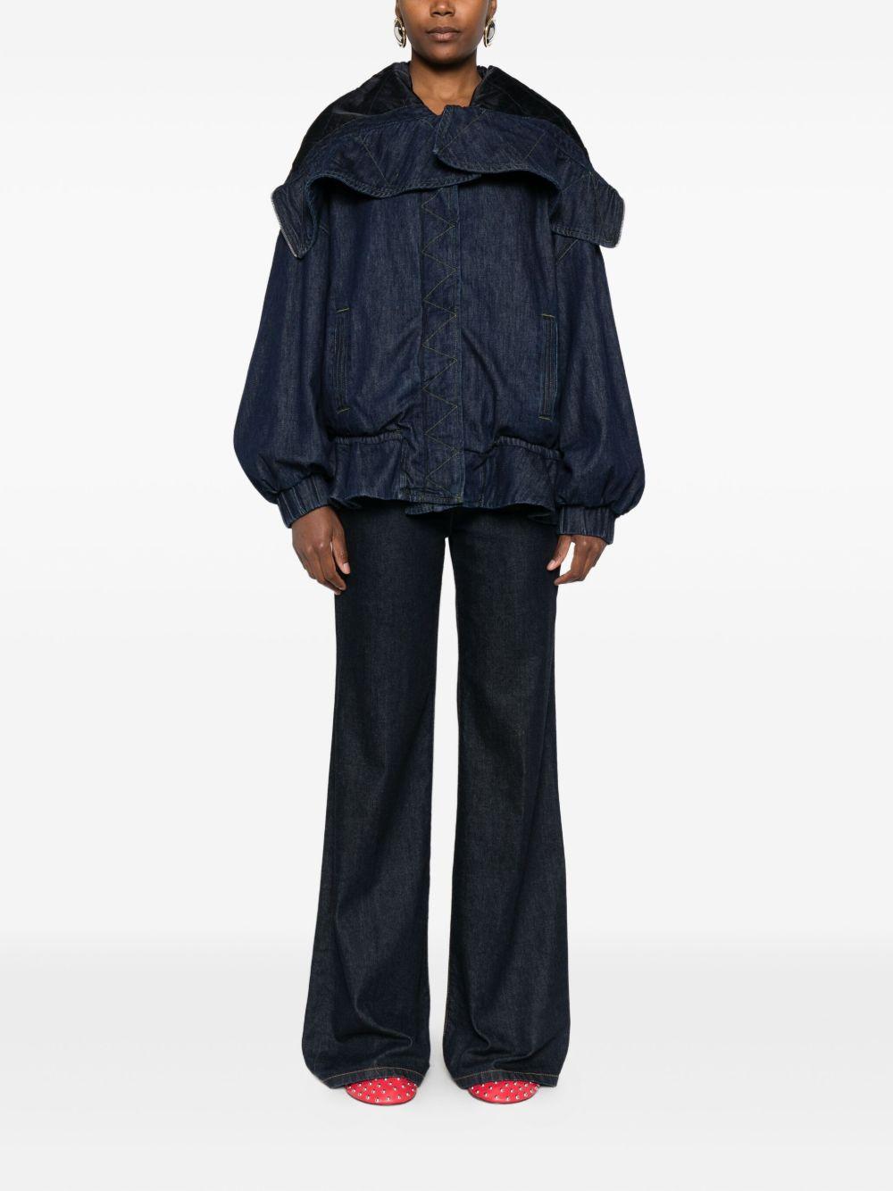 Jacket with hood and ruffles 010537 2381507 DRIES VAN NOTEN