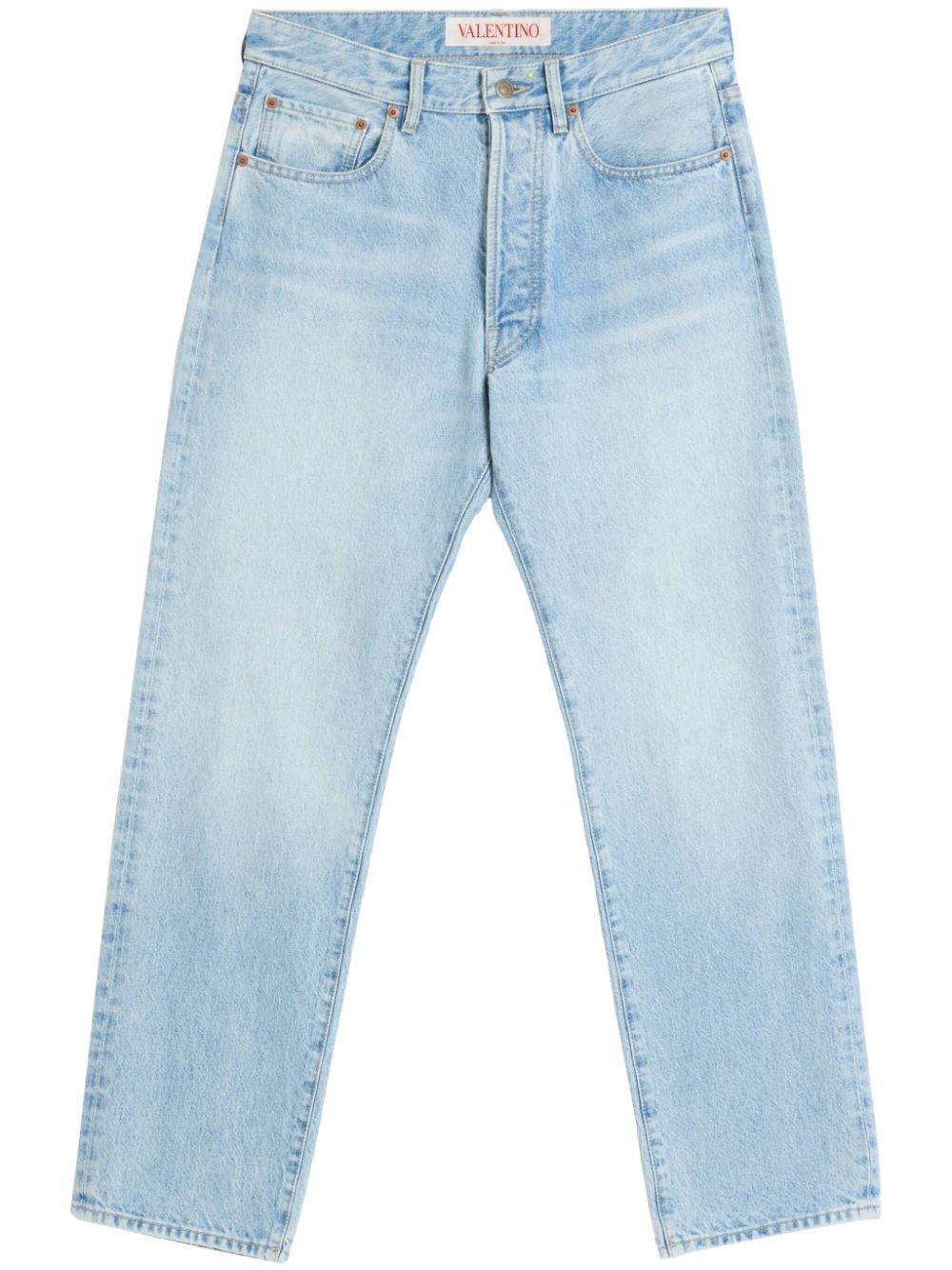 Straight-leg jeans<BR/><BR/><BR/> 6V3DE04CAP4 508 VALENTINO GARAVANI