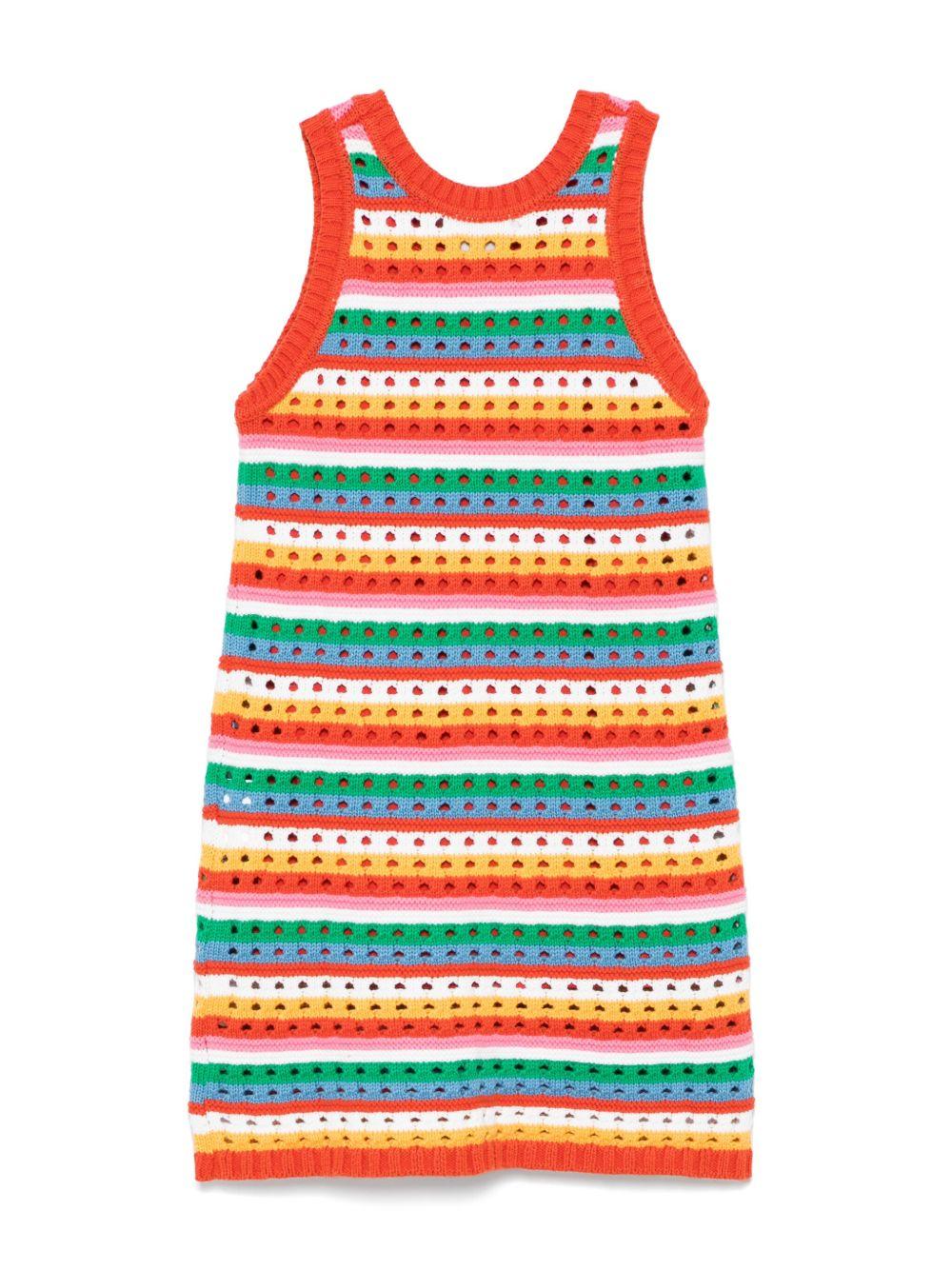Open-knit dress<BR/><BR/><BR/> TW1F02 Z1876999 STELLA McCARTNEY KIDS