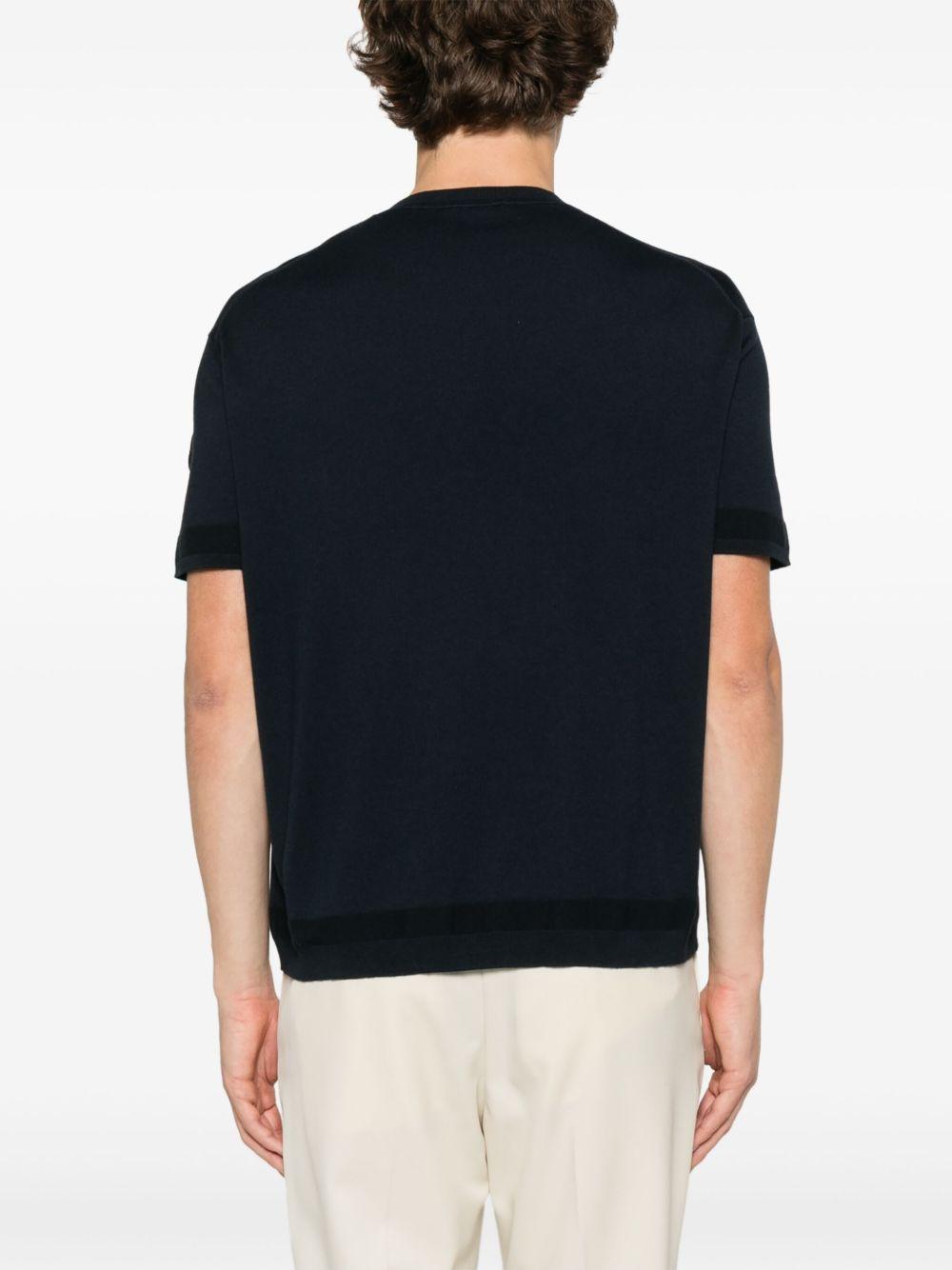 Knitted T-shirt<BR/><BR/><BR/> K10919C00011 M6329742 MONCLER