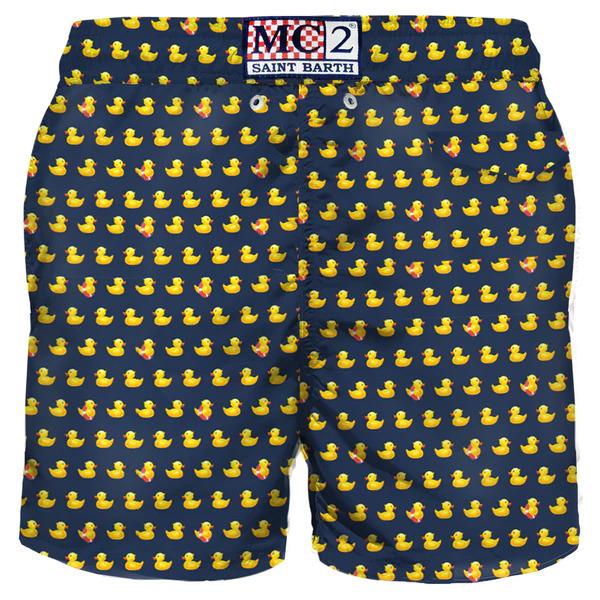 Lightweight swim shorts duck print LIGHTING 00884D61 MC2 SAINT BARTH