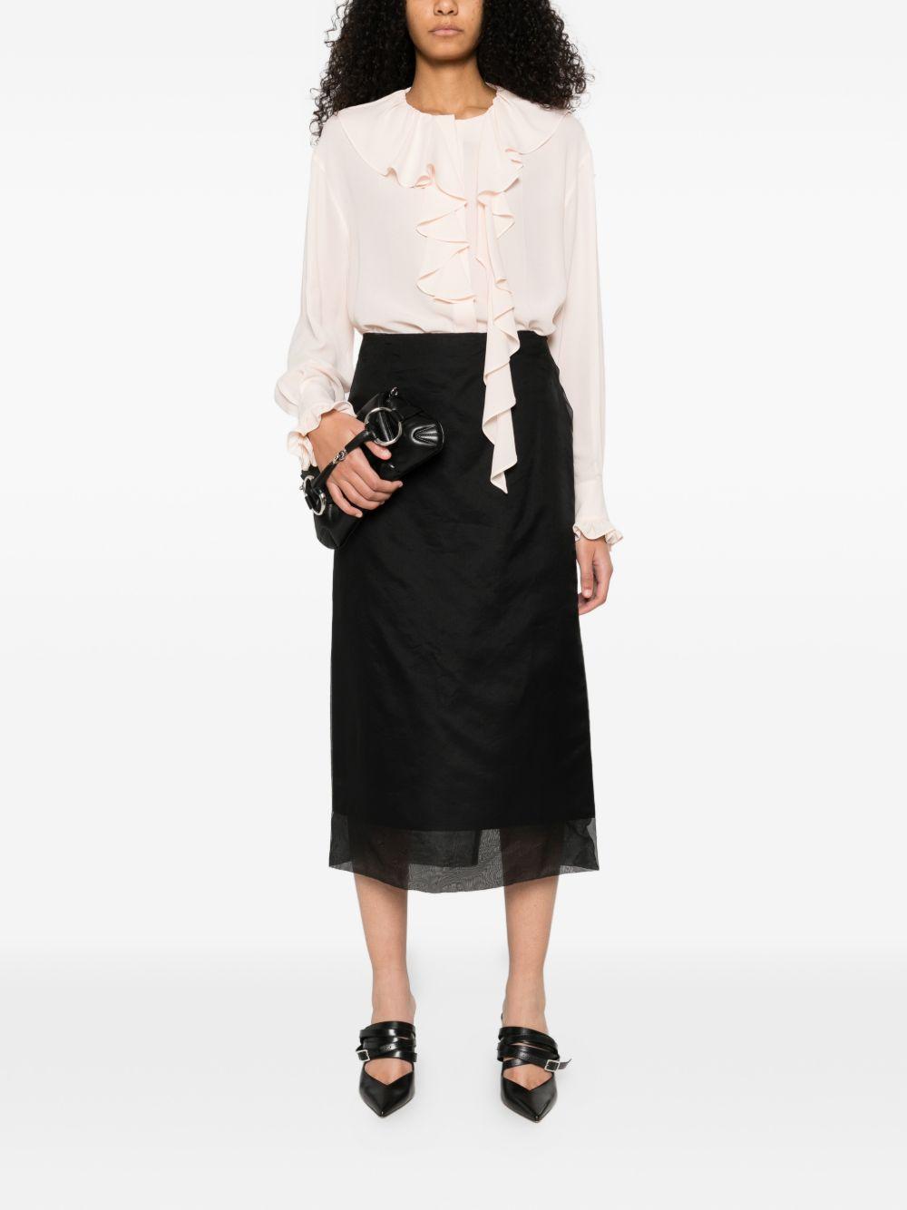 ruffled shirt 833772 QBAAF9900 ALEXANDER MCQUEEN