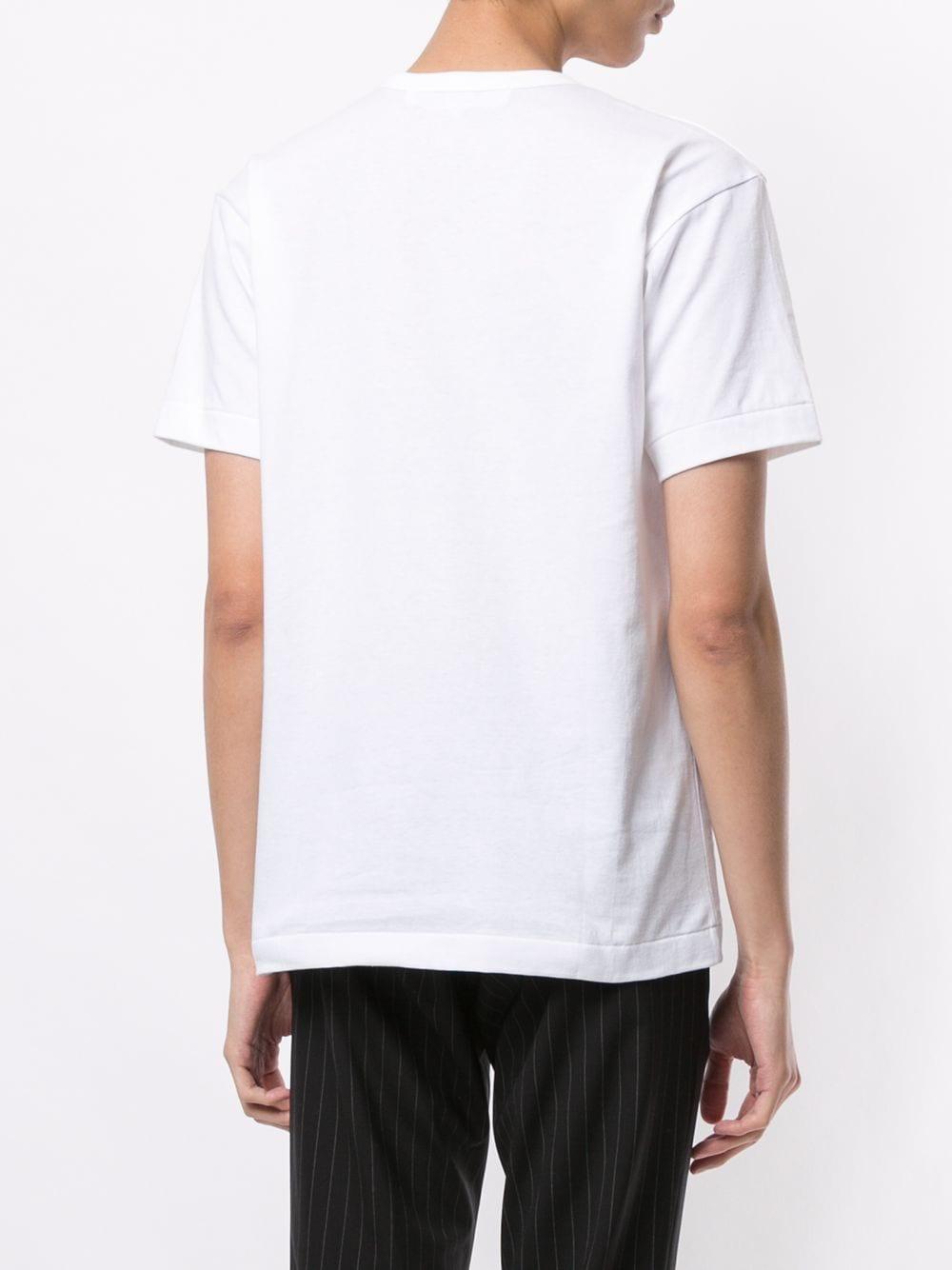 t-shirt stampa cuore P1T068 WHITE COMME des GARÇONS PLAY x Converse