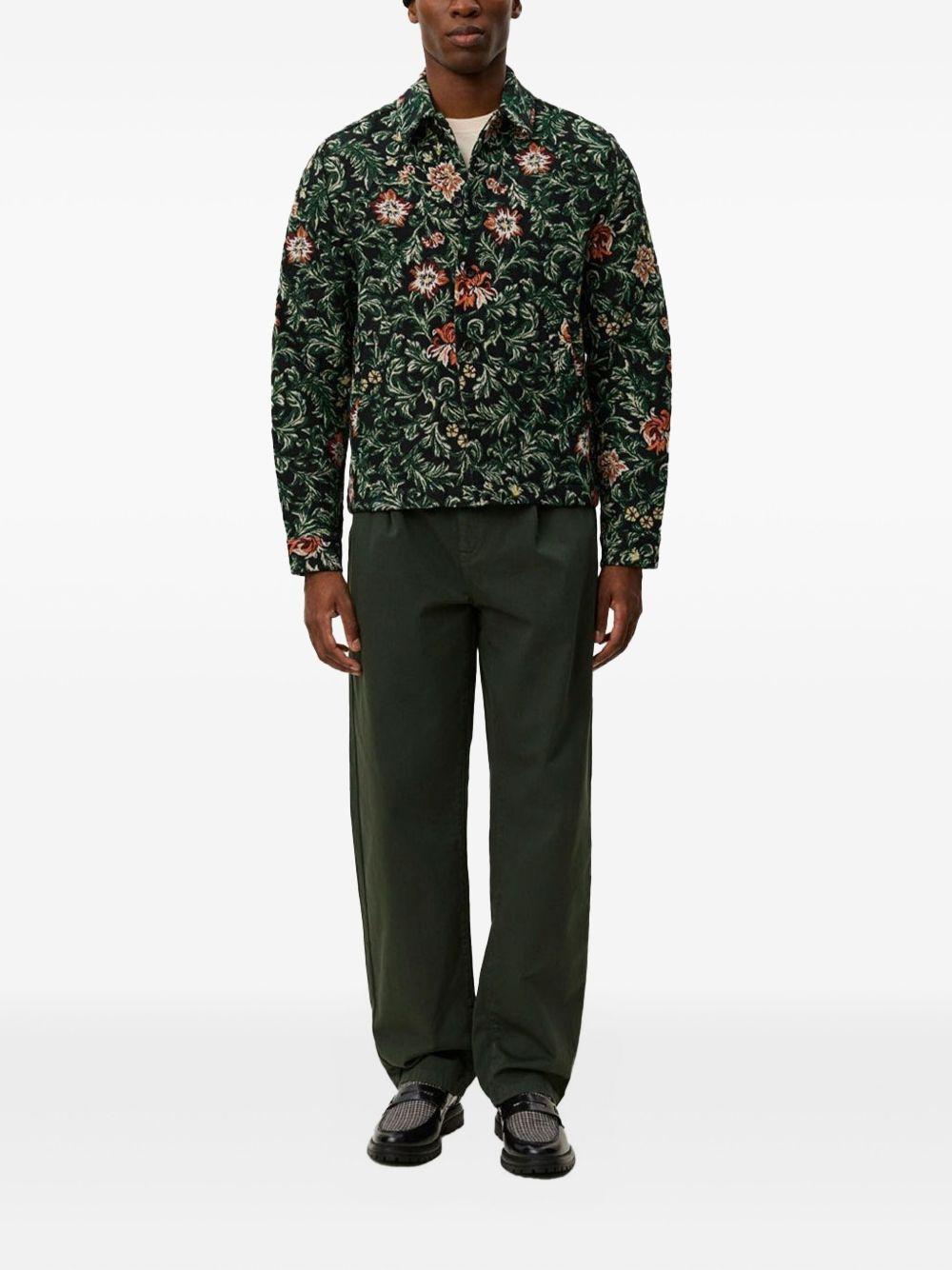 Jaiden Flower Jacquard Overshirt 1000585 100 LES DEUX