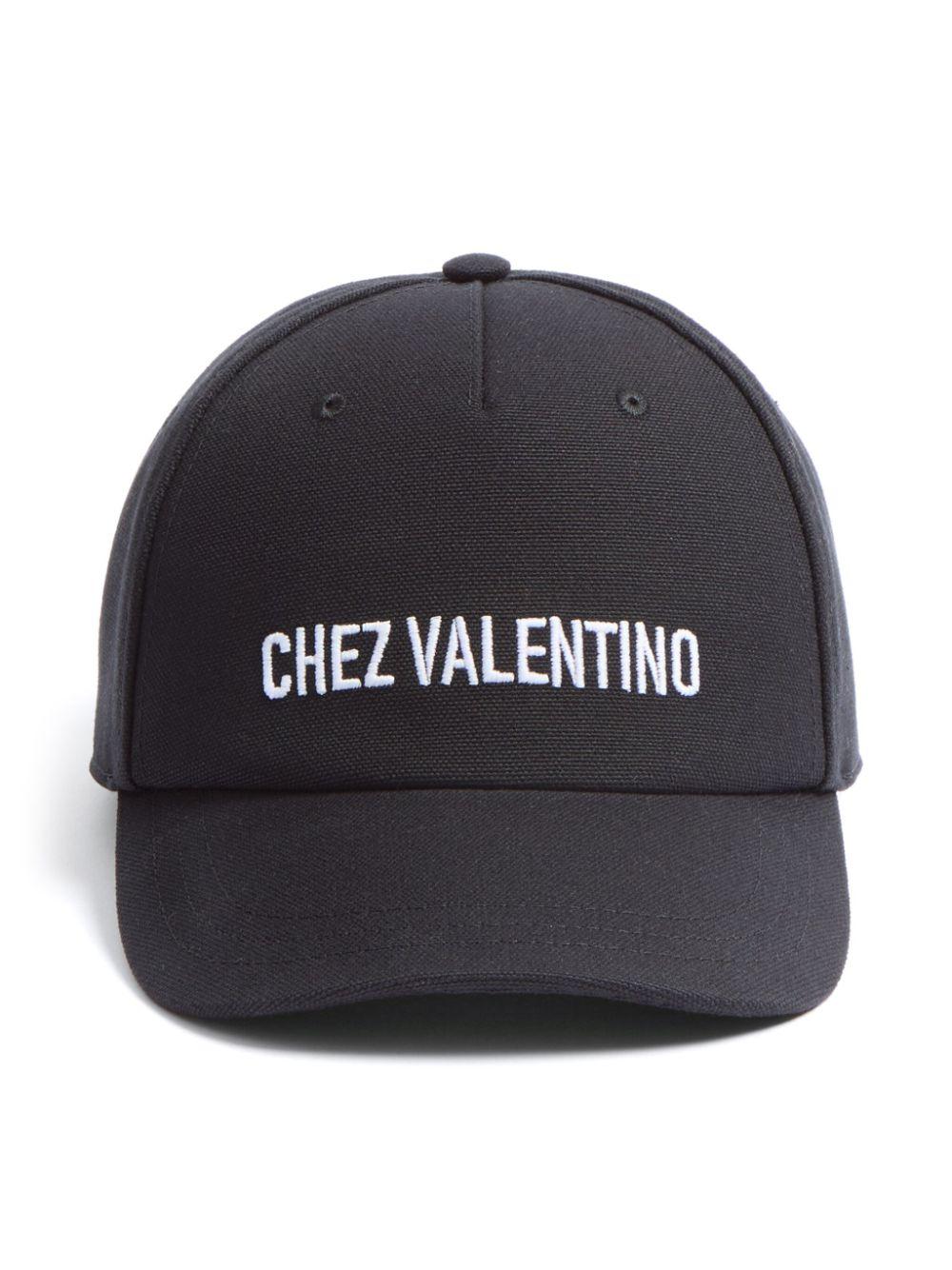 Logo-embroidered cap<BR/><BR/><BR/> 6Y2HDA41FVH 0NA VALENTINO GARAVANI
