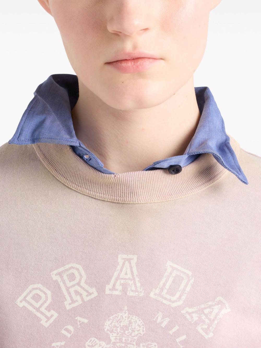 Prada Milano logo-print T-shirt 3557B 16XSF0203 PRADA