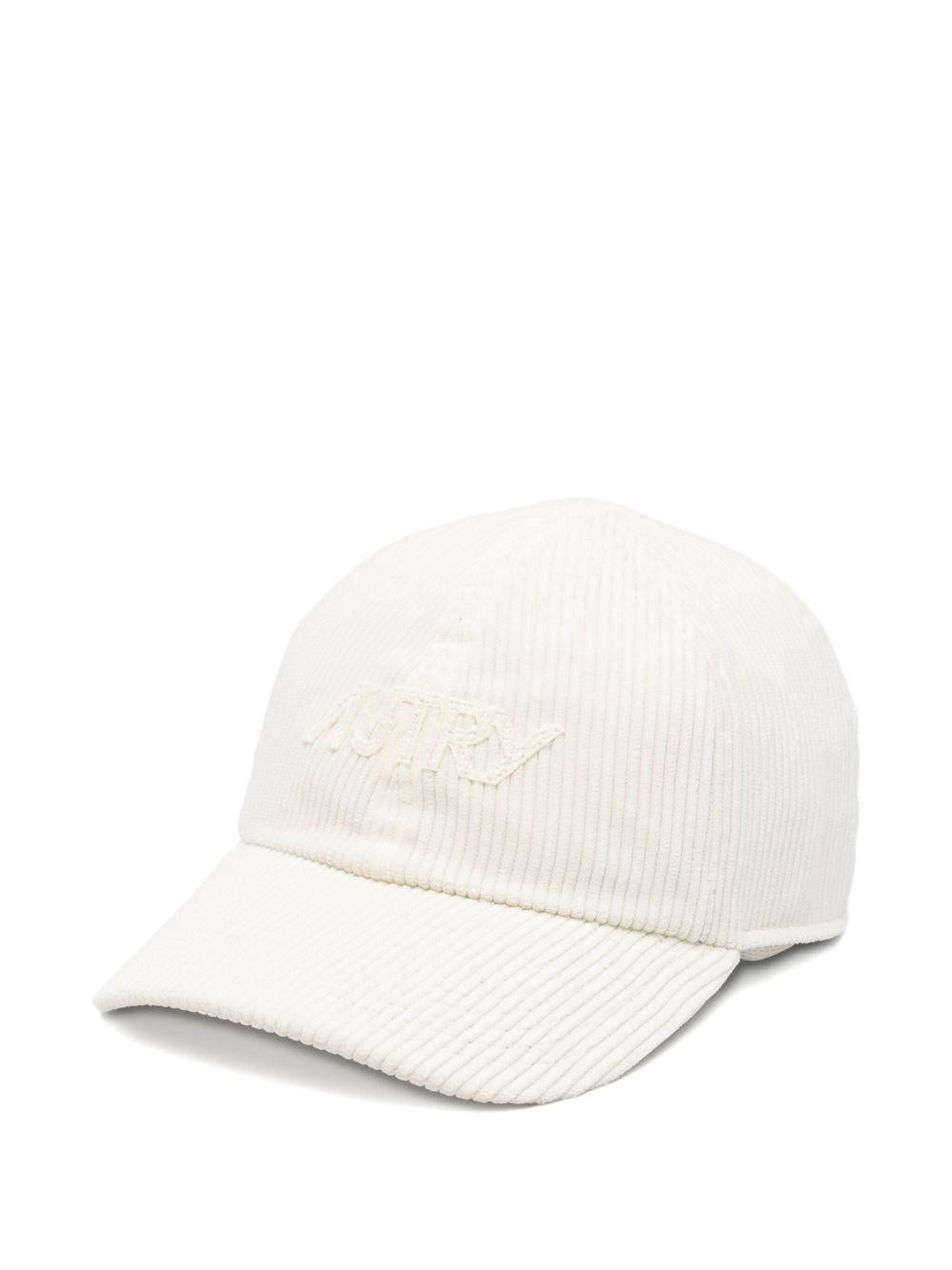 Velvet-effect cap ACPU R1BCBASEBALLCLOUD AUTRY