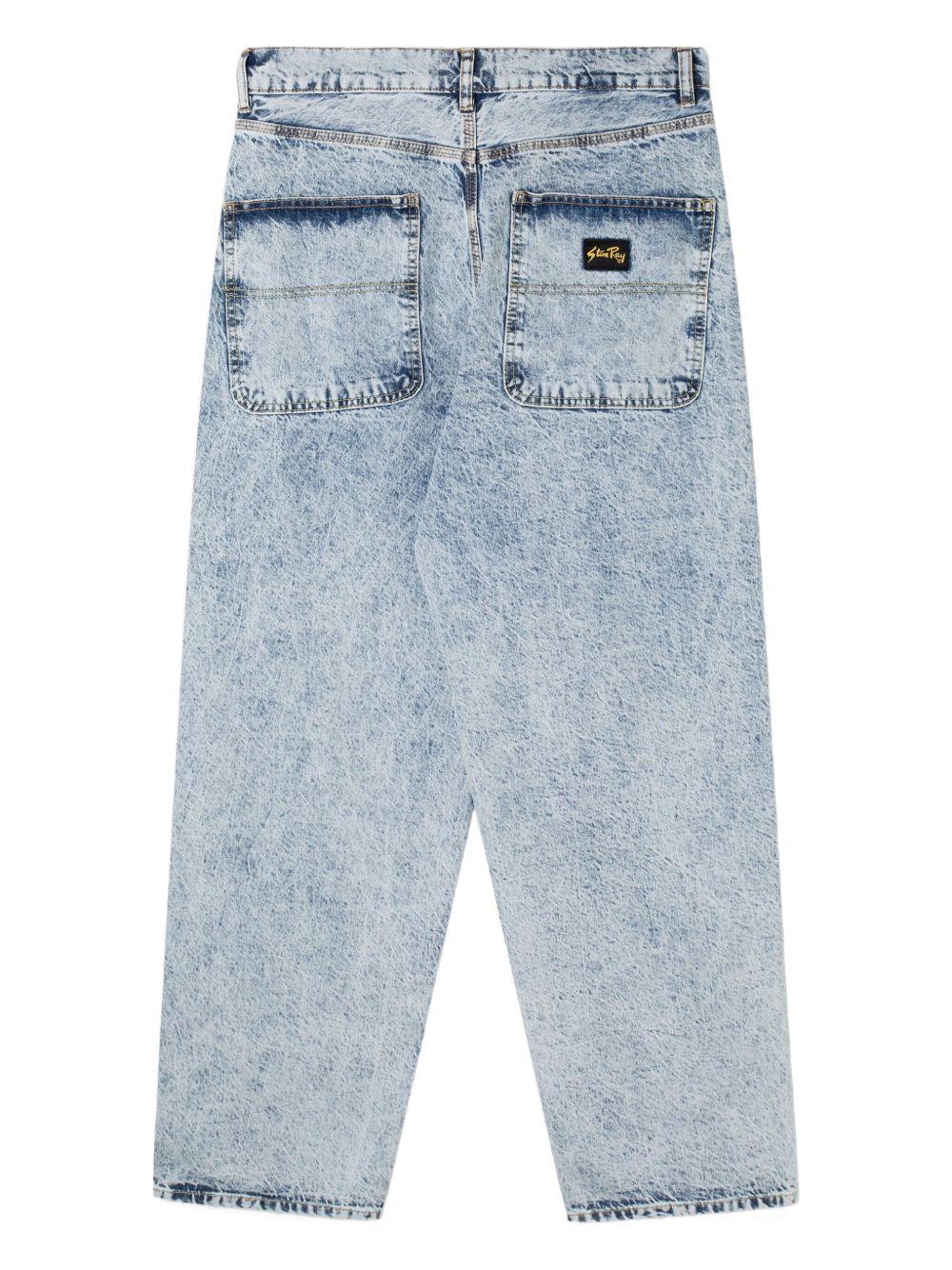Light blue wide five pockets jeans SS2301990S 90S FADE STAN RAY