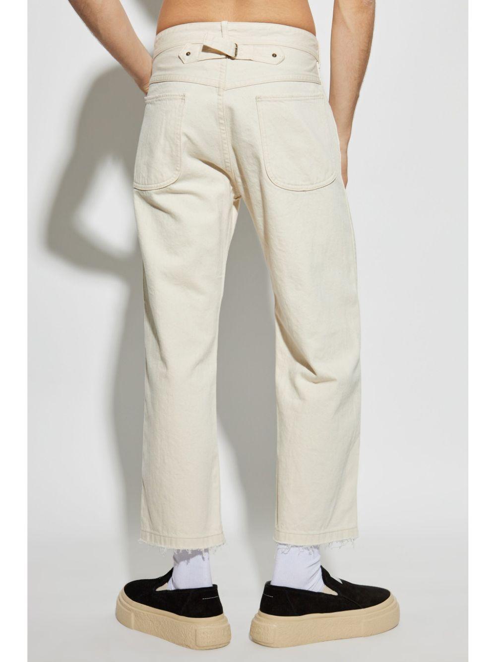 Buckled straight jeans<BR/><BR/><BR/> S50LA0240 M30026105M MAISON MARGIELA