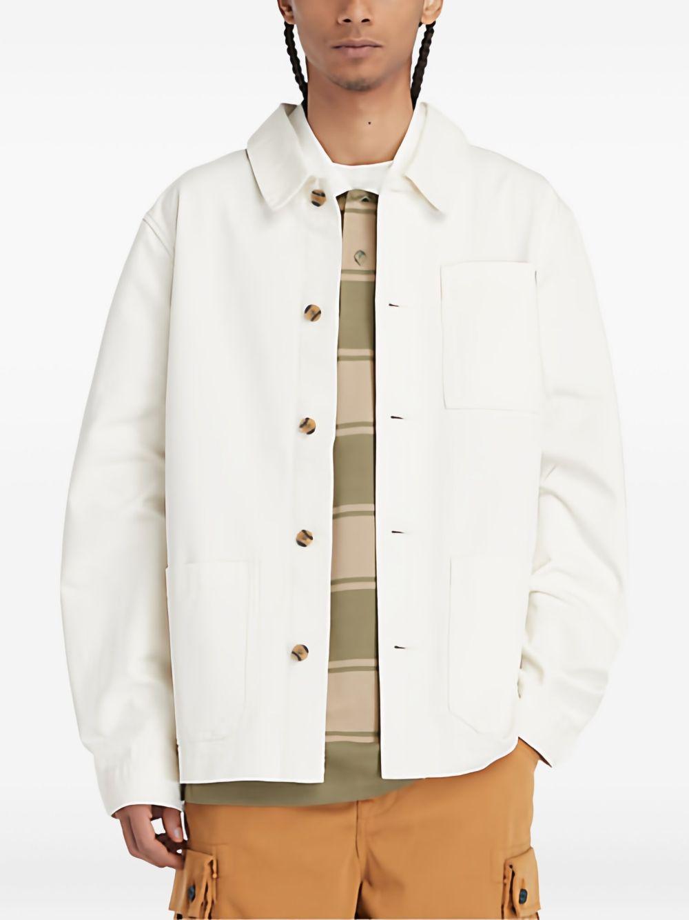 Washed effect canvas chore jacket TB0A5TH3 CM91 TIMBERLAND