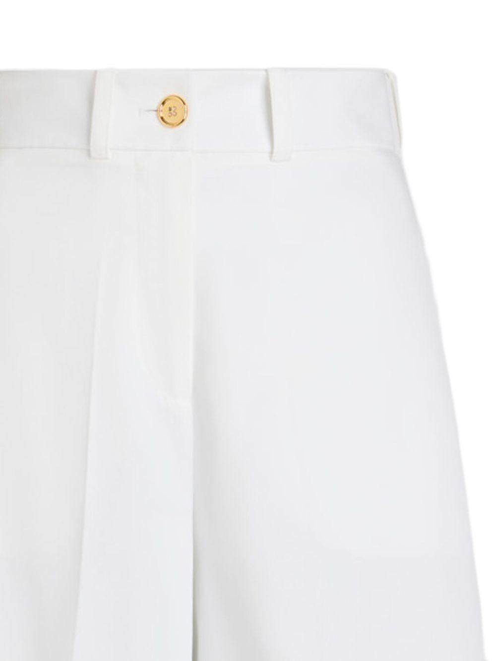 Gabardine bermuda shorts<BR/><BR/><BR/> TR0480074 001W PATOU