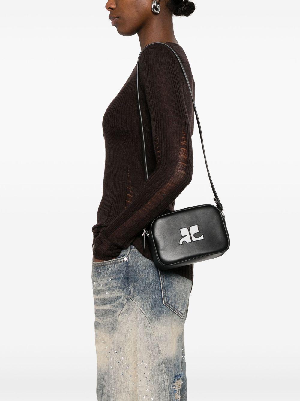 REEDITION LEATHER CAMERA BAG PERGSA061CR0065 9999 COURRÈGES