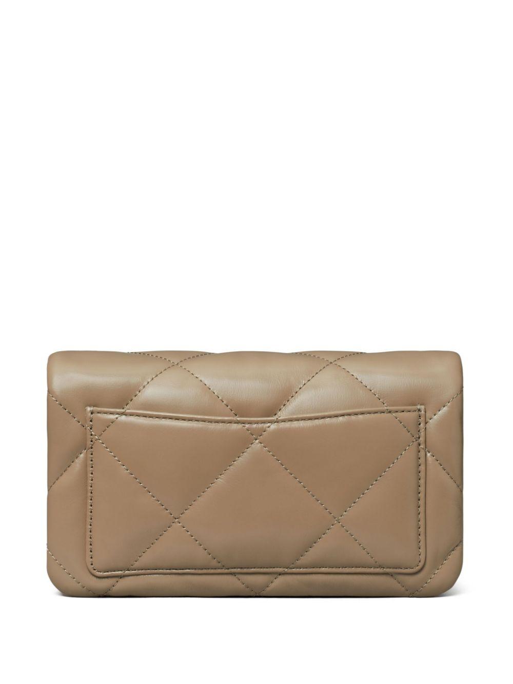Kira diamond-quilted wallet-on-chain<BR/><BR/><BR/><BR/><BR/> 158624 250 TORY BURCH