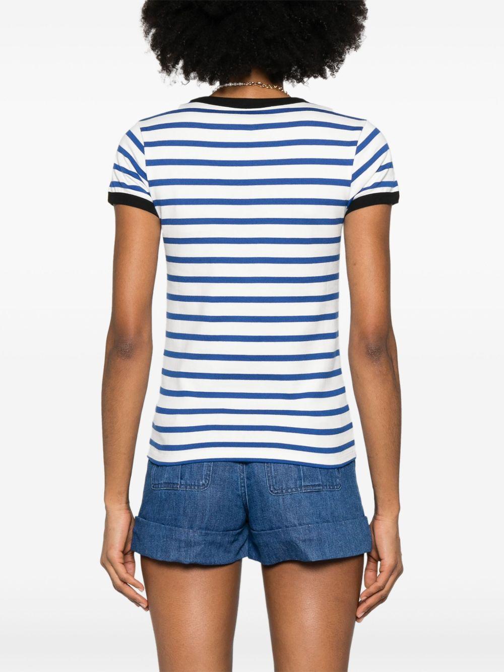 Chez Valentino striped T-shirt 6B3MG24P961 CR1 VALENTINO GARAVANI