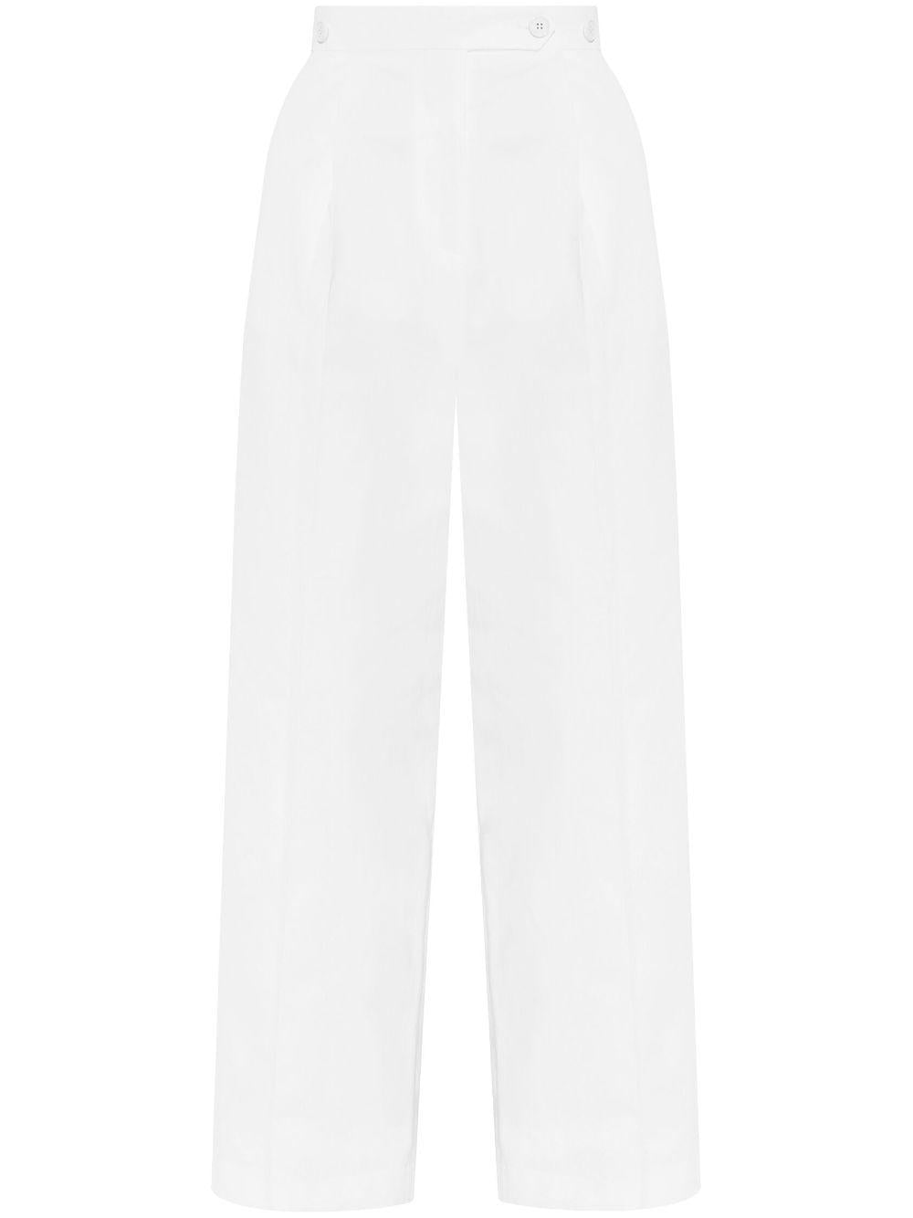 White pleated pants BW515714X0 100 GIVENCHY