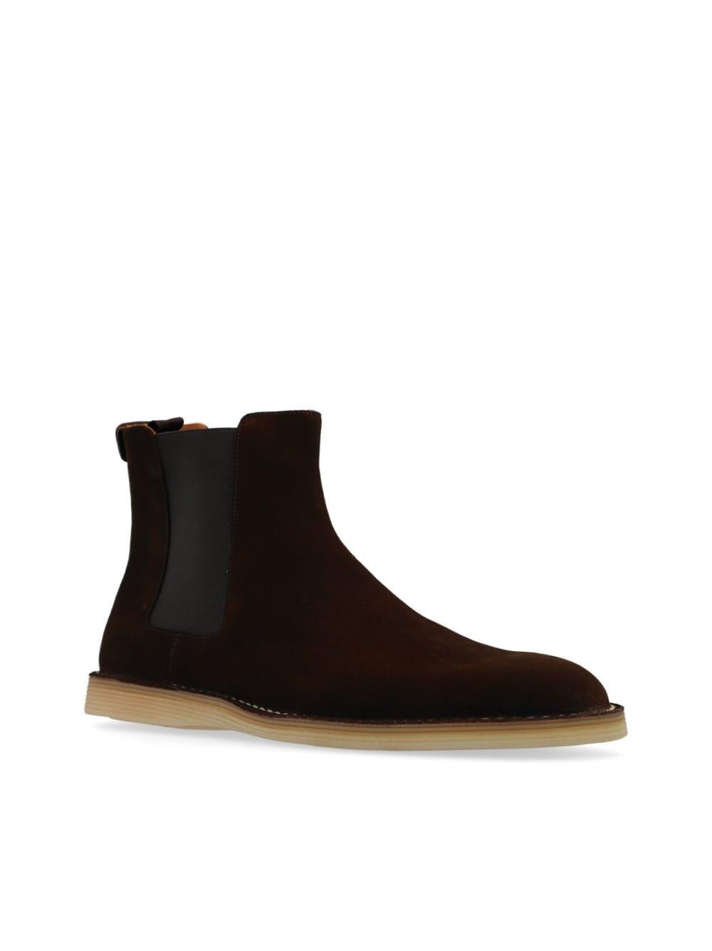Suede Chelsea boots<BR/><BR/><BR/> A70151 AT44180081 DOLCE & GABBANA