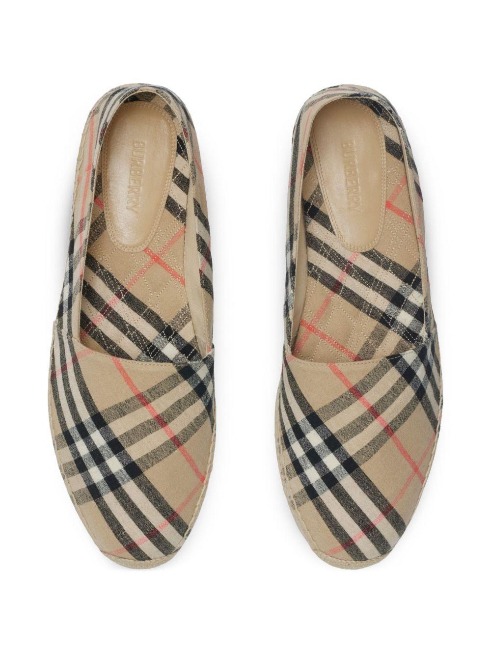 Check Mews espadrilles<BR/><BR/> 8109235 B9368 BURBERRY