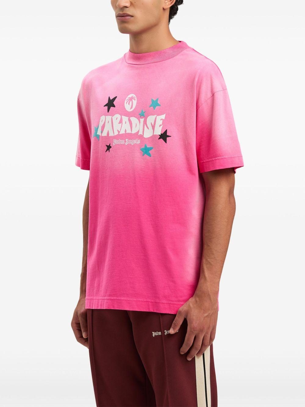 Paradise Palm T-shirt<BR/><BR/><BR/> PMAA001S25JER001 3203 PALM ANGELS