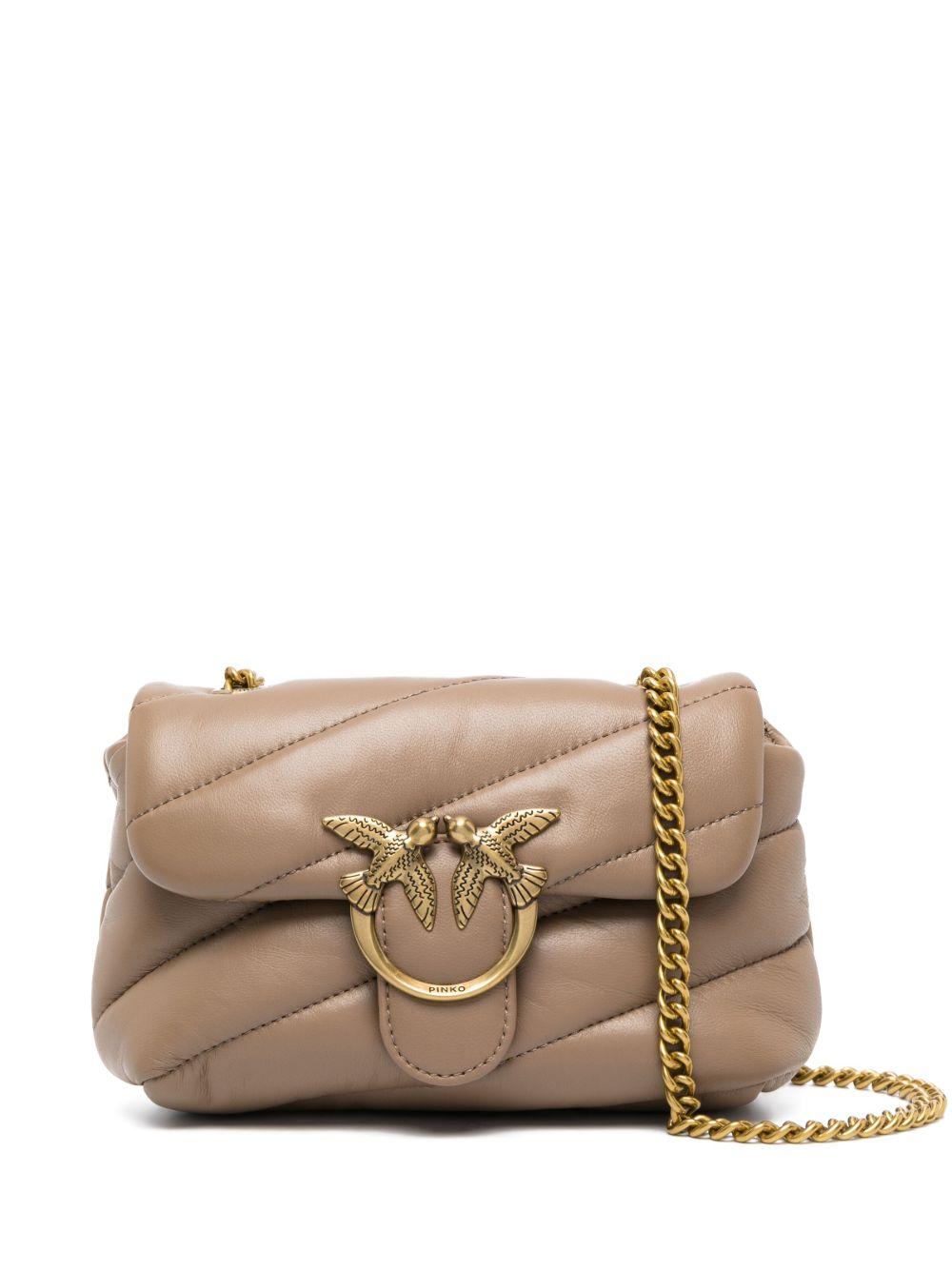 Love Baby padded leather bag 100040 A0F2D01Q PINKO