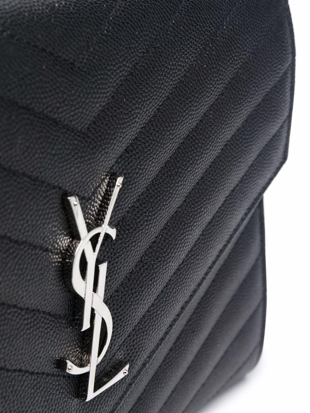 Cassandre matelassé flap pouch 617662BOW02 1000 SAINT LAURENT