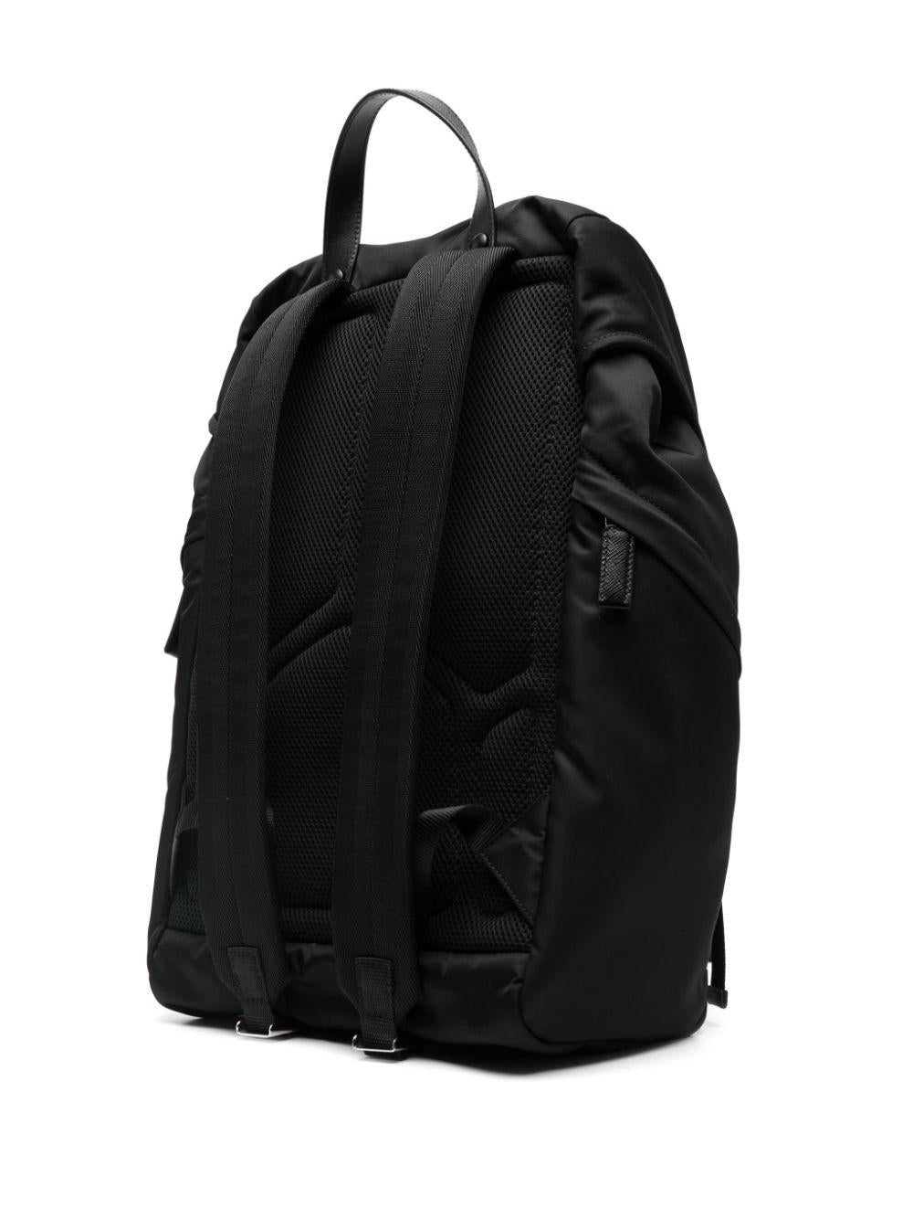 Triangle-logo backpack<BR/><BR/><BR/> 2VZ135 2DMGF0002 PRADA