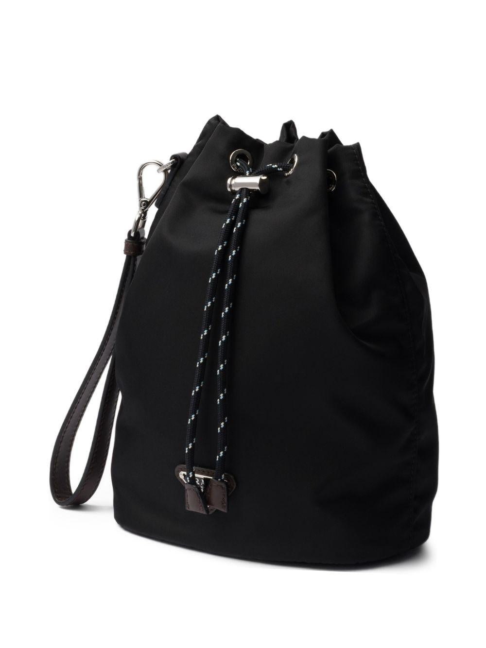Speedrock Re-Nylon and leather pouch 2NE0672HE1 F0002 PRADA