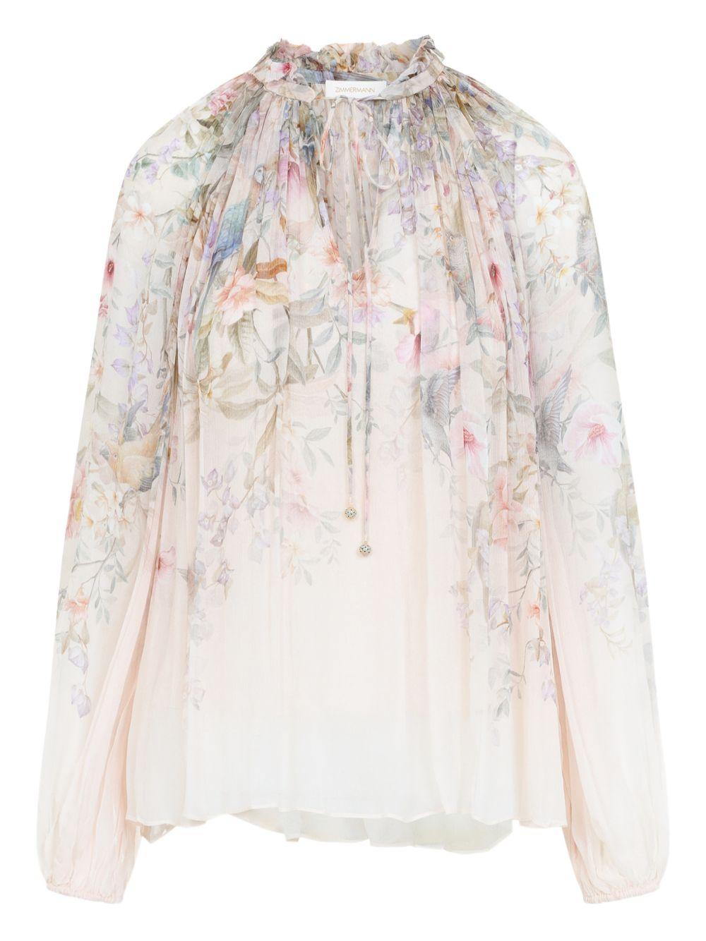 Rebellion Billow Blouse 0991TC261 CRMAV ZIMMERMANN
