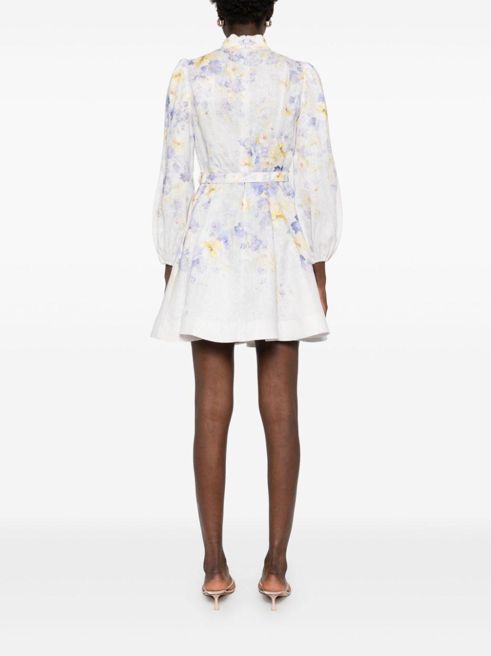 Crush mini dress<BR/><BR/><BR/> 9142DR251 LIF ZIMMERMANN