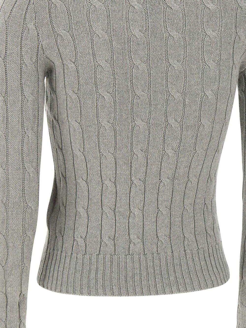 Front logo sweater 211943903001 FAWN GREY HEATHER POLO RALPH LAUREN