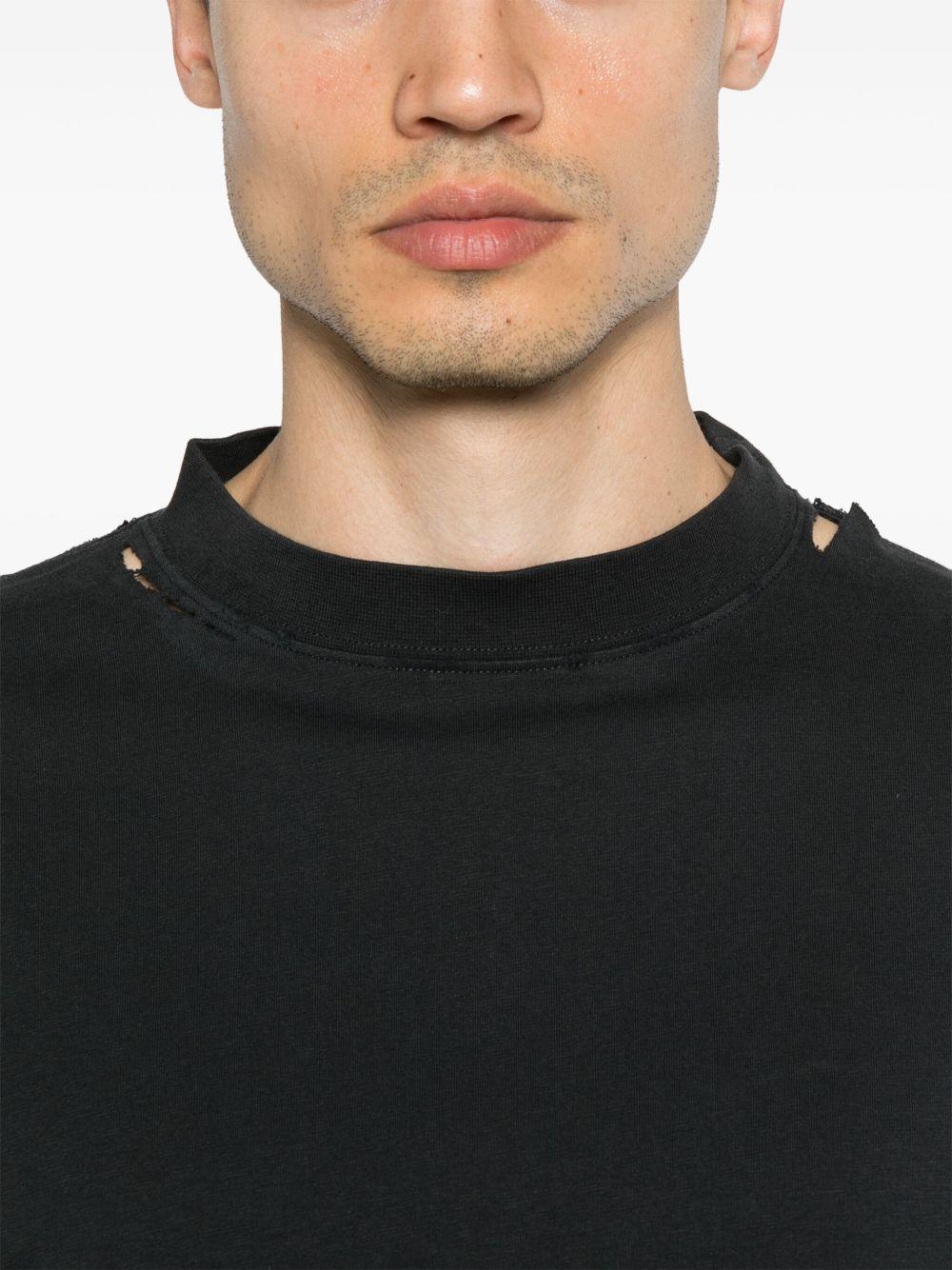 High neck T-shirt with logo 832432 TSVF98433 BALENCIAGA