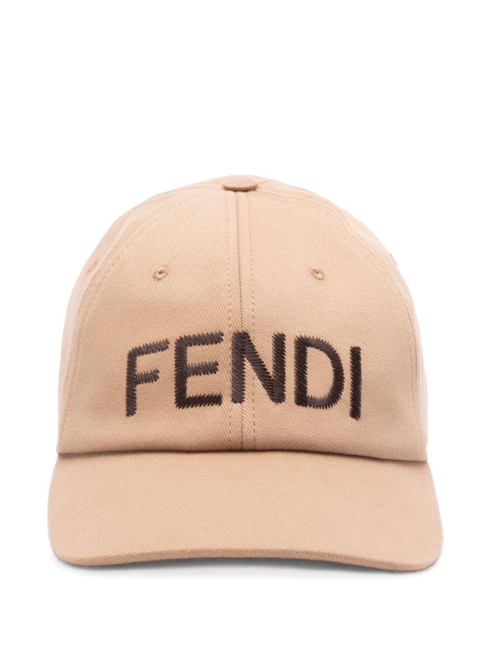 Cotton baseball cap<BR/><BR/> FXQ969 AU3QF0QB9 FENDI