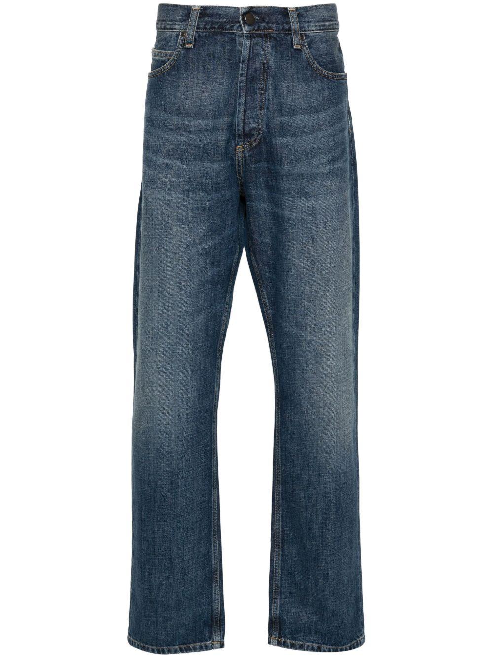 Marlow mid-rise straight-leg jeans<BR/><BR/> I023029 Marlow Pant01.4L.32 CARHARTT WIP
