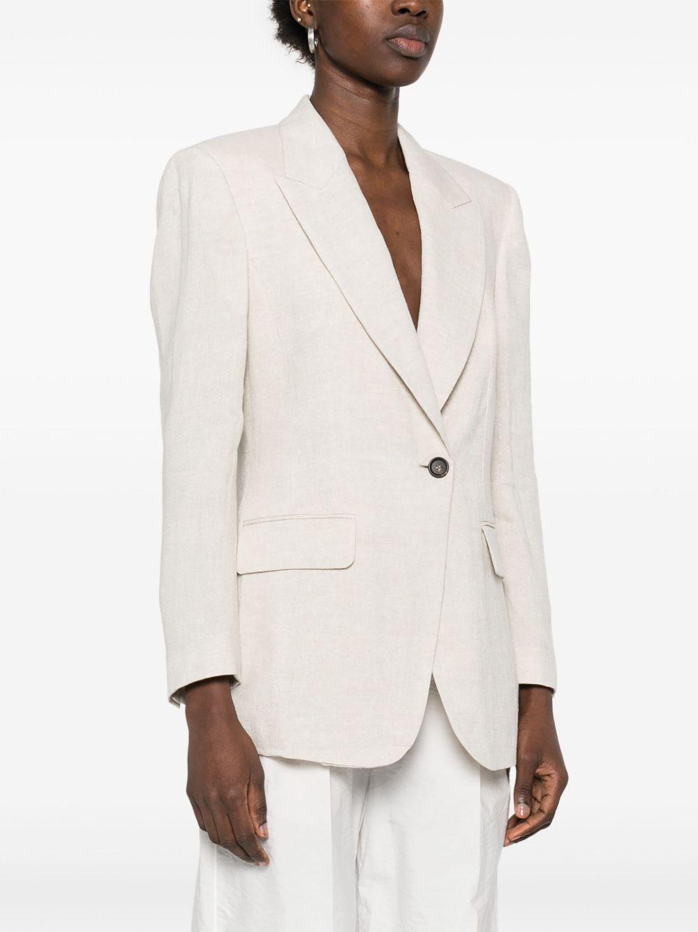 Lurex blazer<BR/><BR/><BR/> MH5477221 C169 BRUNELLO CUCINELLI