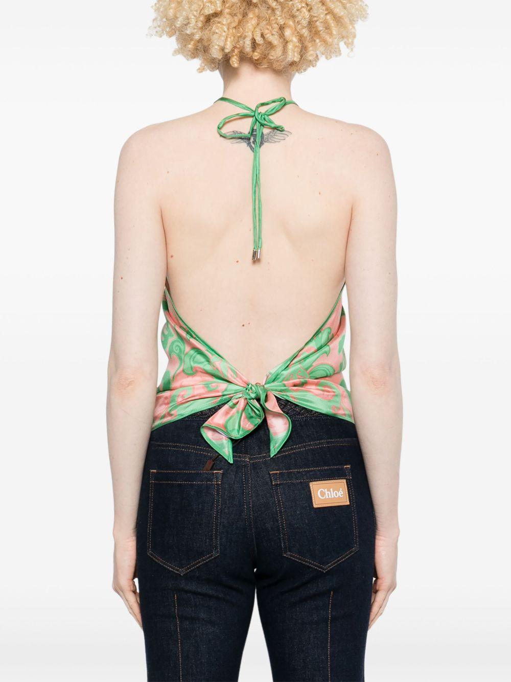 Floral-print top WAXA0012 AK697X0875 ETRO