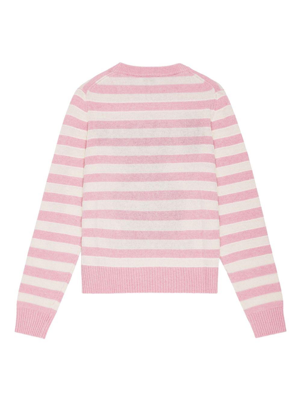 Intarsia-knit jumper<BR/><BR/><BR/> K2426 065 GANNI
