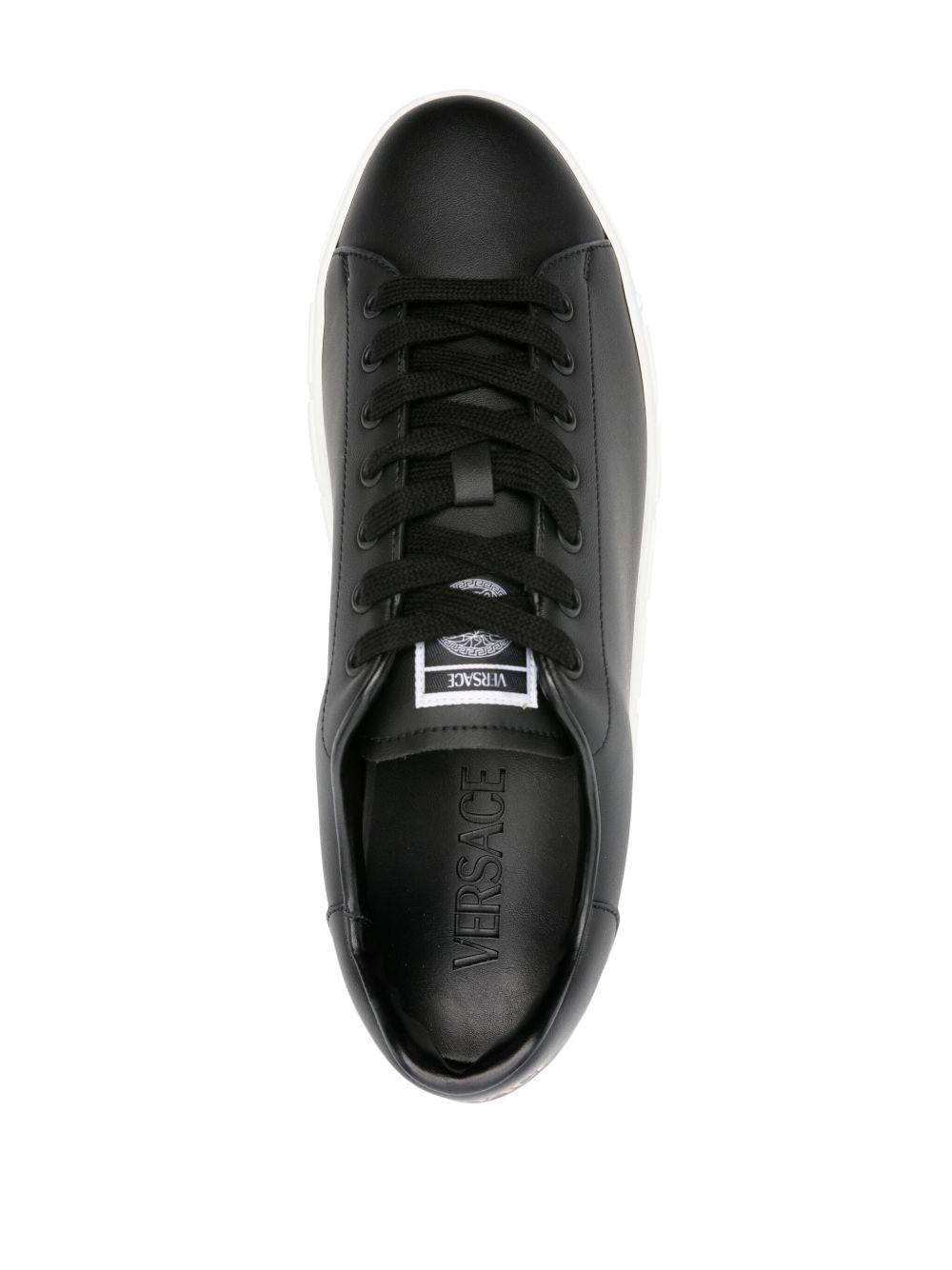 Greca faux-leather sneakers 1014460 1A096081B000 VERSACE