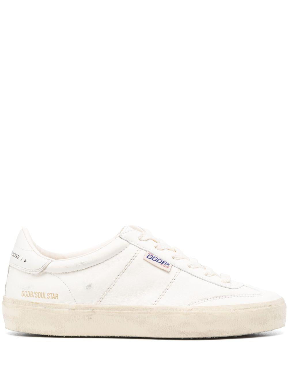 Soul Star in white nappa with white leather heel tab GWF00464 F00504911629 GOLDEN GOOSE