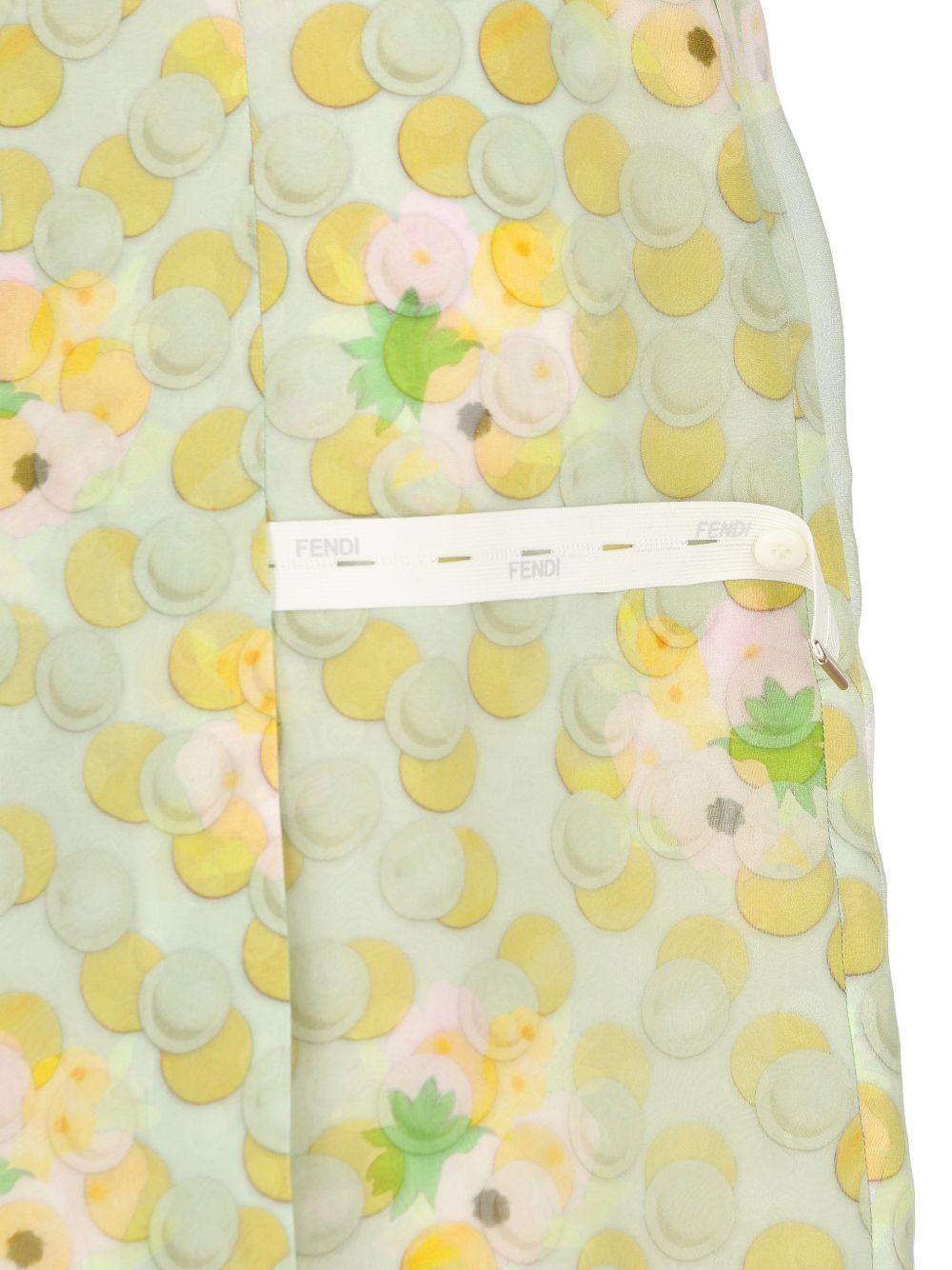 organza skirt FQ7721 AW9SF1AL8 FENDI