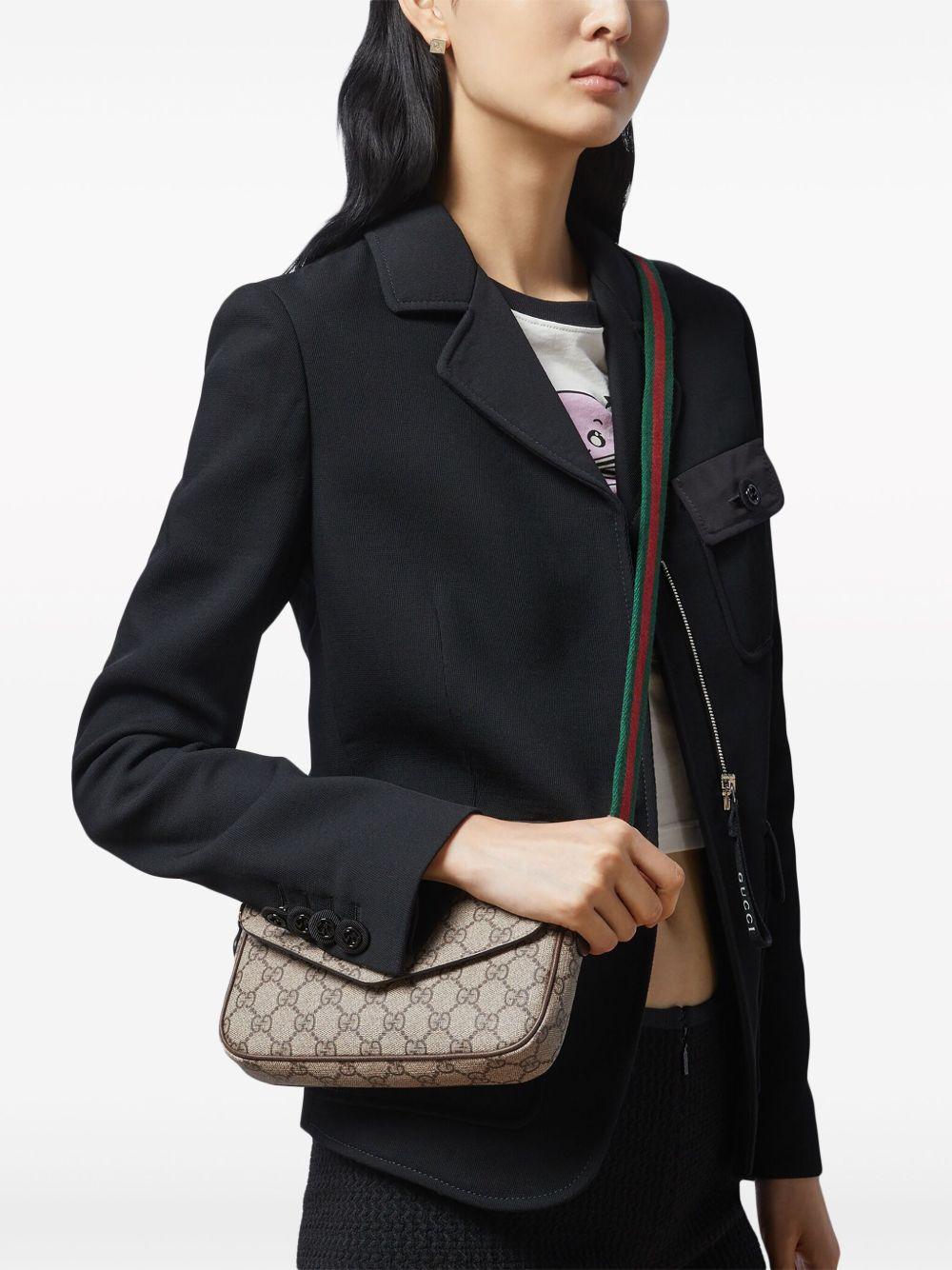 Ophidia leather mini bag<BR/><BR/> 764961 96IWG8745 GUCCI