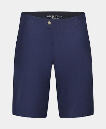 Men's Gravel Cycling Shorts RENÉE NAVY CAFÉ DU CYCLISTE