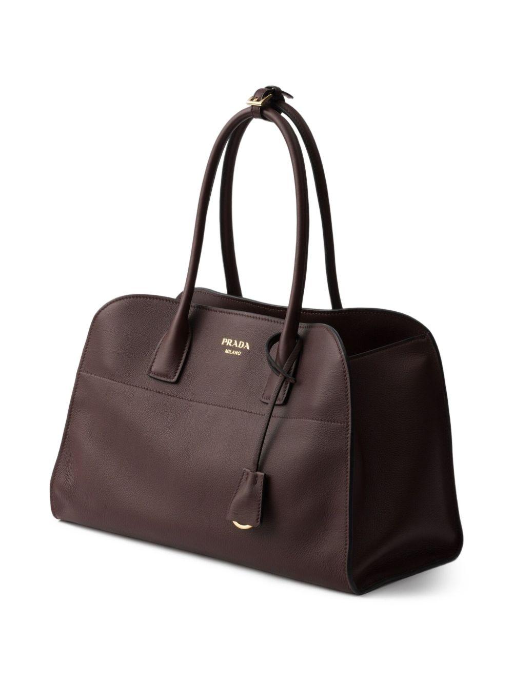 Large leather tote bag 1BG571 2CYSF04LB PRADA