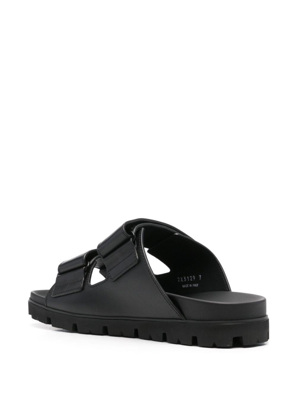 Leather strap sandals<BR/><BR/><BR/> 2X3129 3LEMF0002 PRADA
