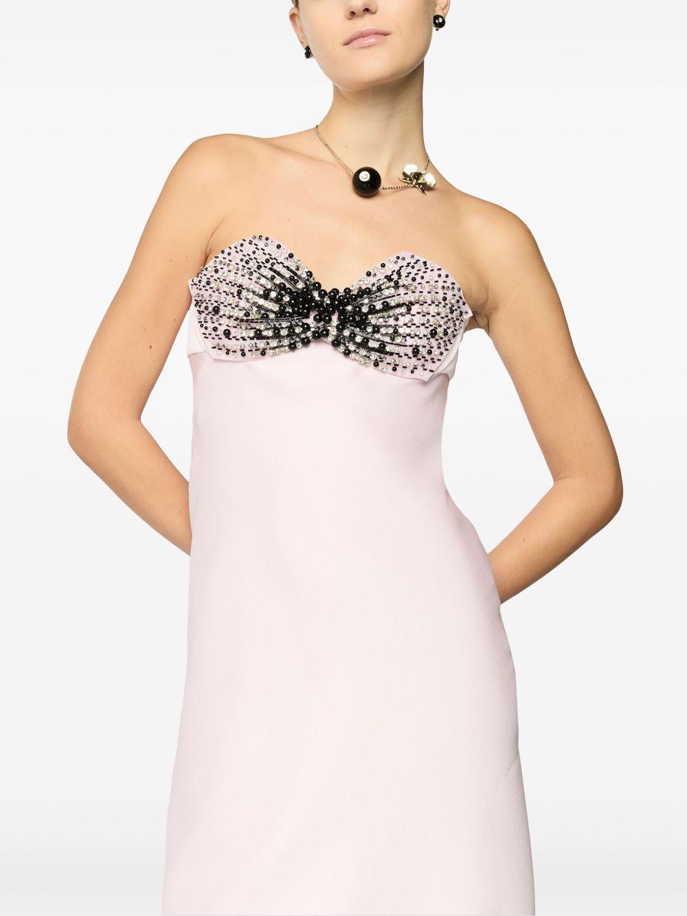 Dress with pearl bra 78AJO460 N0071495 GENNY