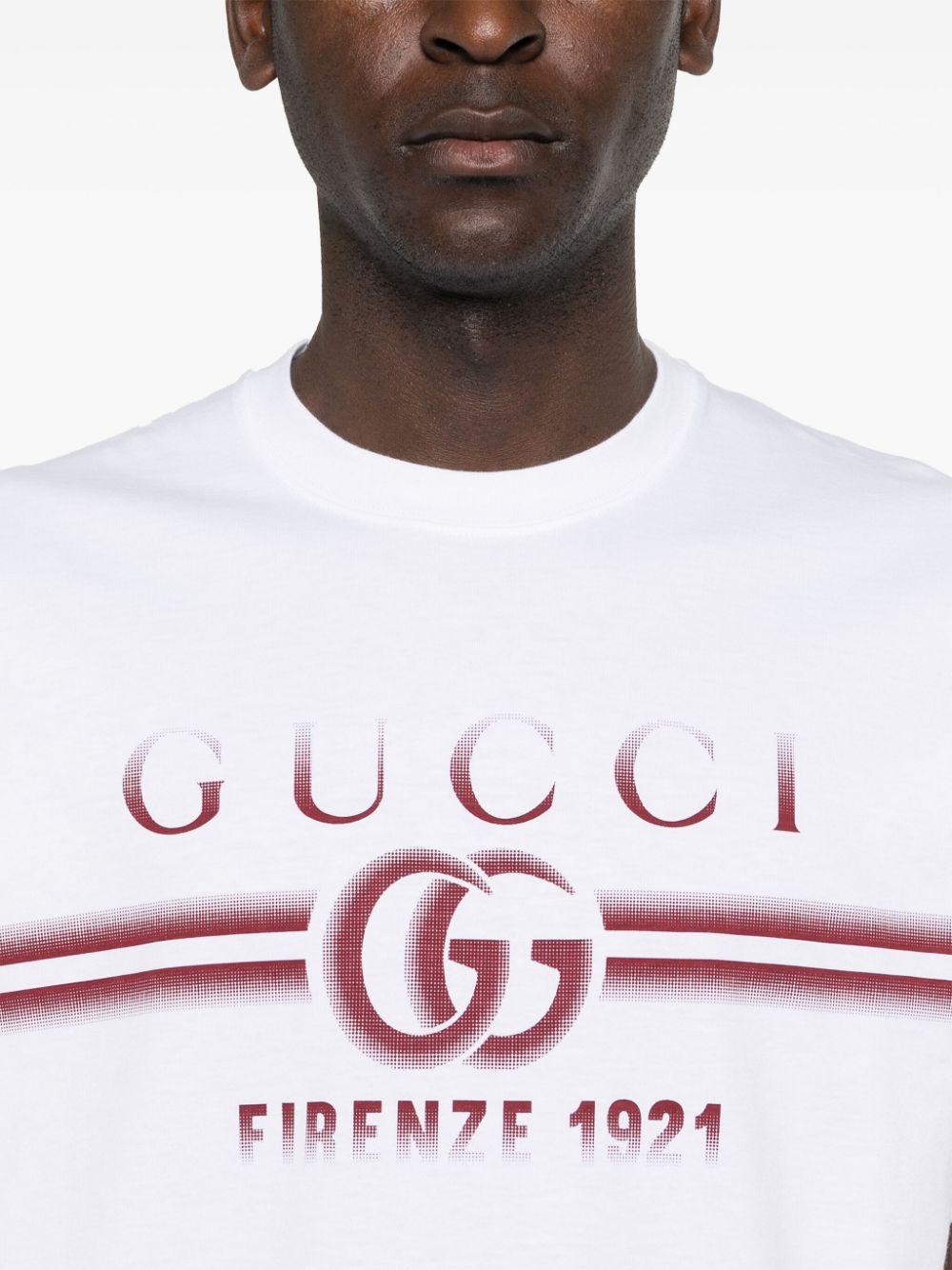 Double G cotton T-shirt<BR/><BR/> 785345 XJGKJ9541 GUCCI