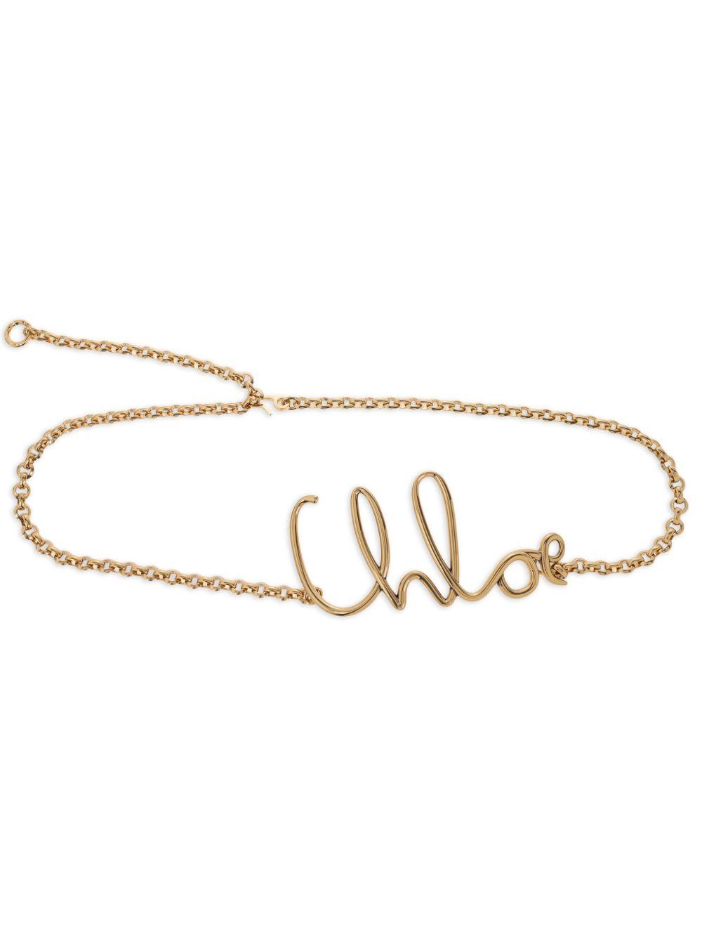 Chain brass belt<BR/><BR/><BR/> CHC24AC068CB7 9DC CHLOÉ