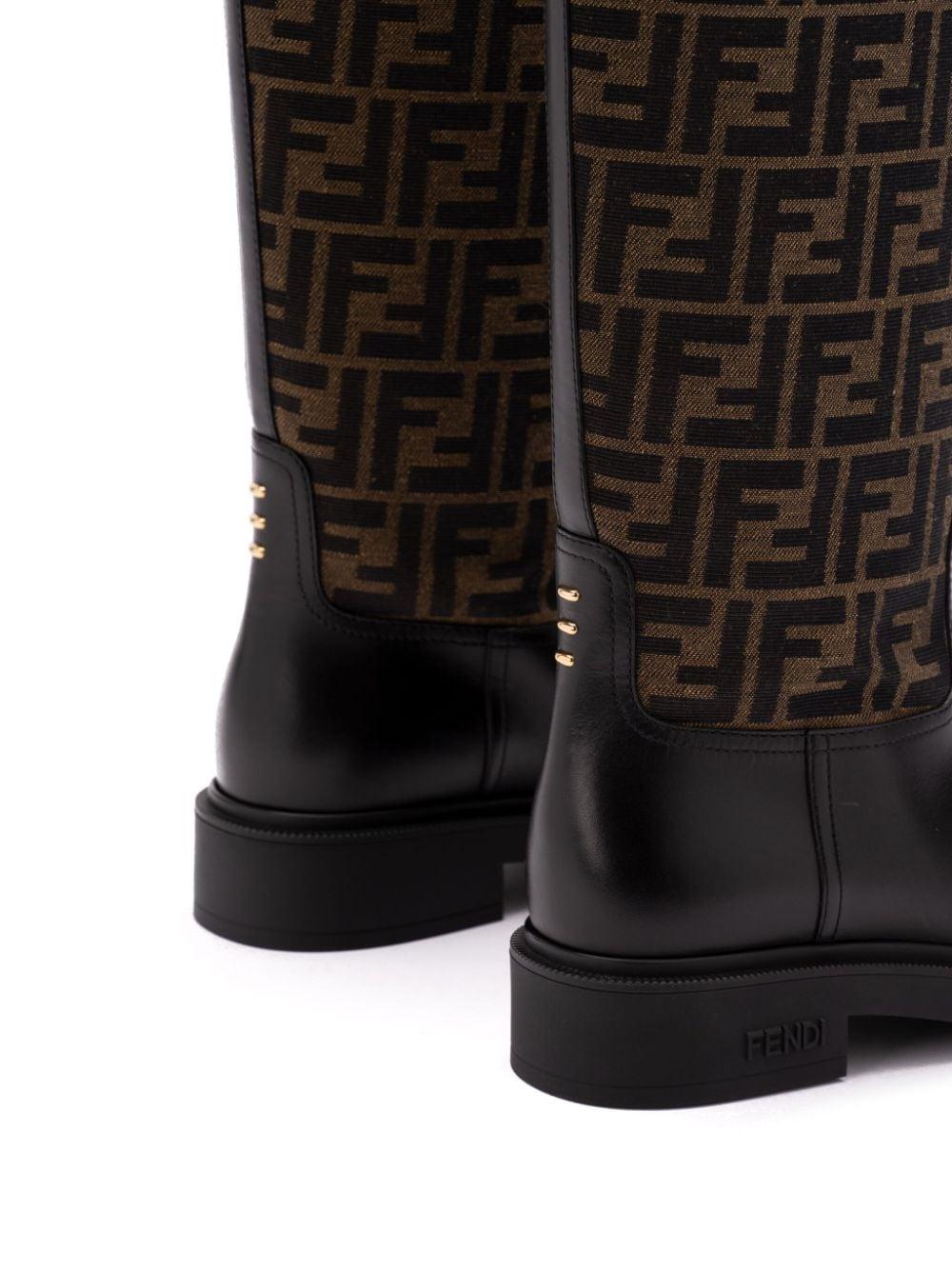 FF jacquard boots 8W8574 AHGYF0PMM FENDI