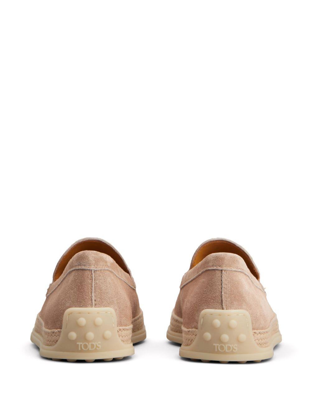 Slipper loafers in suede XXW92K0HU30 M8WM027 TOD'S