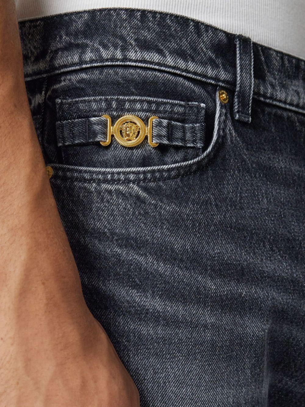 Medusa Head-motif jeans<BR/><BR/><BR/> 1019462 1A137181D810 VERSACE