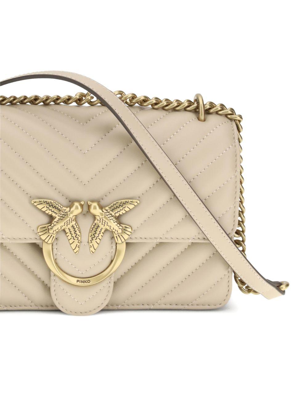 Small shoulder bag Love Bag One Chevron 100074 A0GKC50Q PINKO